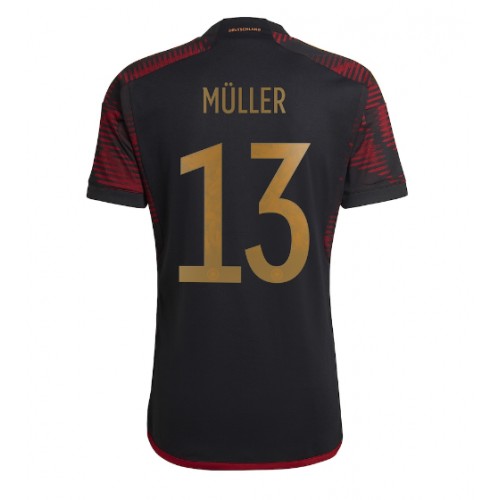 Germany Thomas Muller #13 Replica Away Shirt World Cup 2022 Short Sleeve